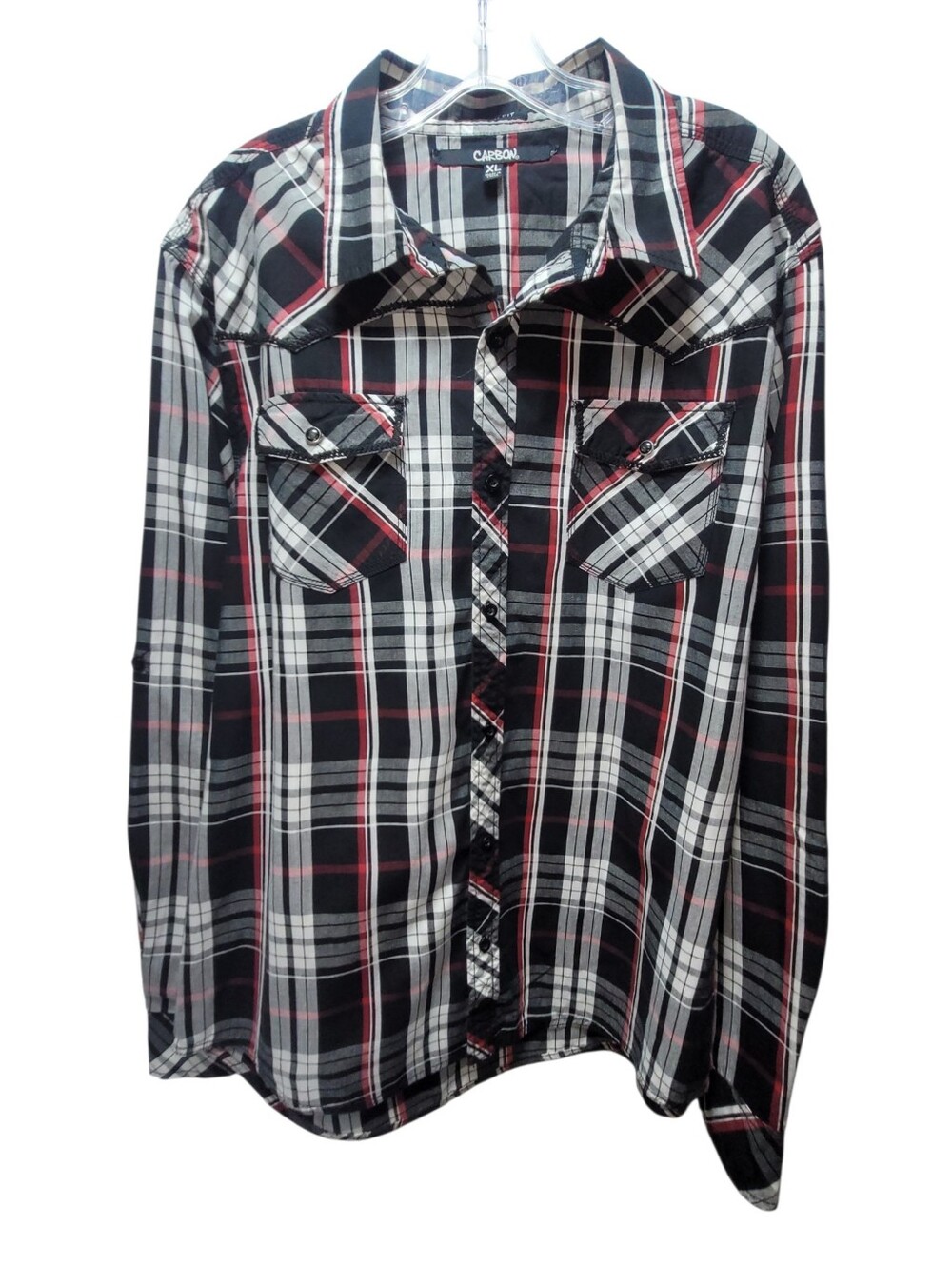 Carbon Classic Fit Plaid Button-Down Shirt